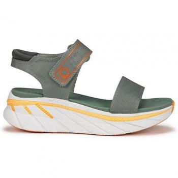Sandalias abiertas Atom con cierre adherente en color verde