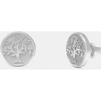 Pendientes Guess Talismania Árbol de la Vida de acero inoxidable con cristal