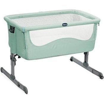Chicco Next2me - Cuna de colecho con anclaje a cama y 6 alturas, color verde