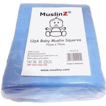 Muslinz - Pañuelos cuadrados de muselina