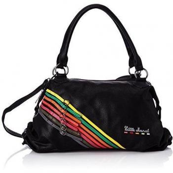 Little Marcel Francoise - Bolso de hombro para mujer, color Noir, talla Talla única