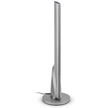 Klarstein Skyscraper Heat - Calefactor de Torre, termoventilador, oscilación, 1600 ó 2500 W, Temperatura Ajustable gradualmente, Temporizador, Control Remoto, Plata
