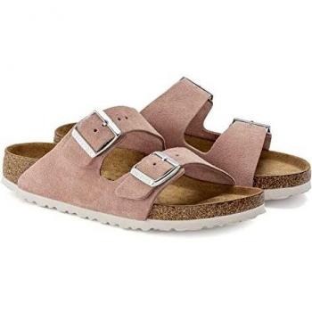 Birkenstock Arizona Women's Suede Leather Sandals with Soft Footbed