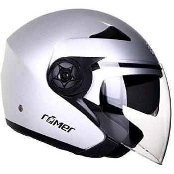 Römer Koblenz Casco de Motocicleta, Plateado Mate, XL