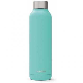 Quokka Solid - Aquamarine 630 ML | Botellas De Agua Acero Inoxidable Sin BPA |Botella Térmica De Doble Pared - Mantiene el frío y el Calor para Niños y Adultos
