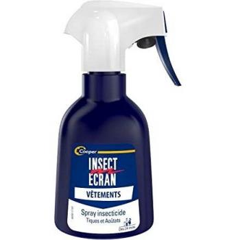 Spray Insecticida para Ropa - Protección contra Mordeduras de Garrapatas y Picaduras de Ácaros - A partir de 24 Meses - 200 ml
