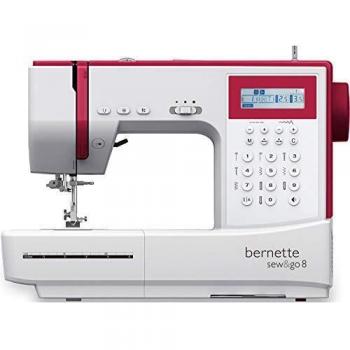 Máquina de coser Bernette Patchen para colchas, patchwork y 197 programas profesionales con ordenador 8 en 1 