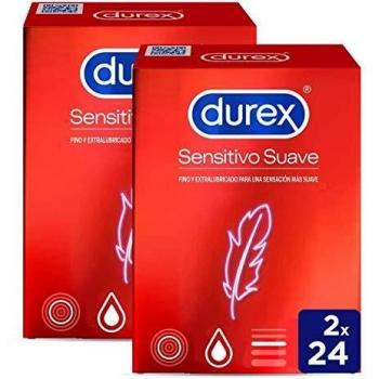 Durex Preservativos Ultrafinos Sensitivo Suave - 48 condones