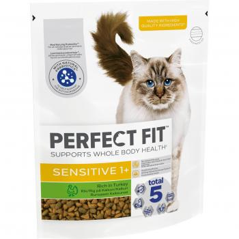 Perfect Fit Sensitive 1+ rico en pavo - 5 x 1,4 kg