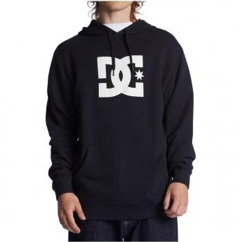 DC Star Men's Hoodie - Black and White Pullover Sweatshirt