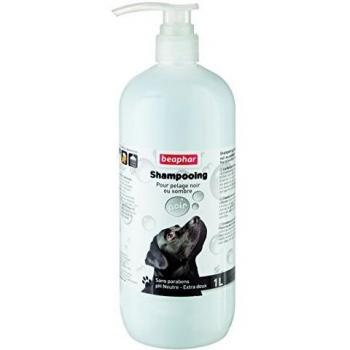 Beaphar Champú Perros Pelo negro 1 L, Un tamaño, 1 L 1 unidad 1000 ml