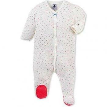 PETIT BATEAU Dave, Pijama De Una Pieza para Bebés, Lait/Gretel 02, 12M