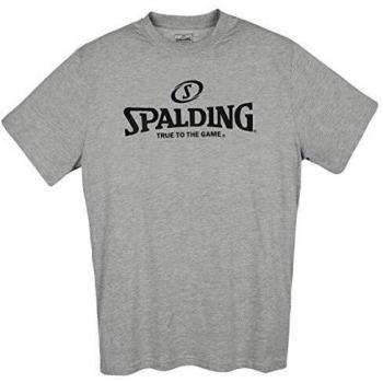 Spalding Logo T-Shirt Grey Melange L