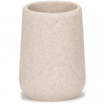 Portacepillos de baño Sandstone con diseño natural y elegante