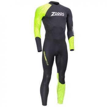 Traje de neopreno Zoggs Explorer Tour FS negro amarillo - XS, traje de neopreno de manga larga, talla XS (TG.46)
