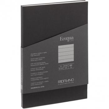 Cuaderno ecológico Ecoqua Plus con tapa flexible, rayado A5 de 90 hojas de papel Fabriano