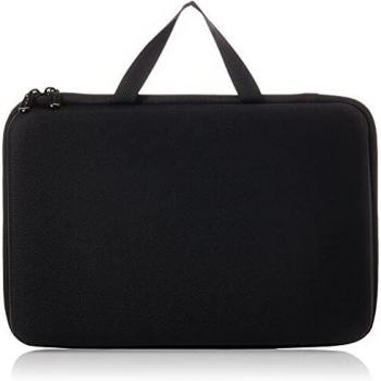 Estuche de Transporte Grande para GoPro y Cámaras de Acción con Espuma Interna, Portátil y Ligero, 33 x 22,9 x 6,4 cm, Negro