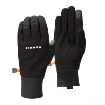 Guante Mammut Astro Black 12 - Guantes de montaña, material resistente al agua, aislamiento térmico, ajuste ergonómico, palma antideslizante, compatible con pantallas táctiles