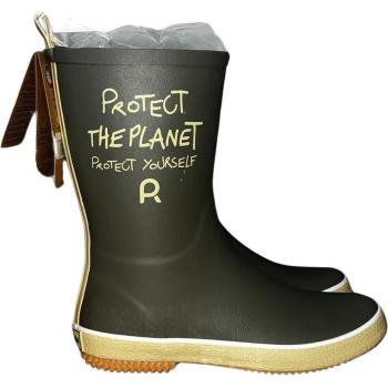 Botas de media lluvia para mujer Rouchette Protect The Planet - color caqui - talla 37