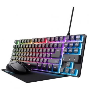 Conjunto Gaming Trust GXT794 3 en 1 (Teclado + Ratón + Tapete)