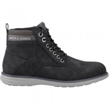 Botas de Hombre Jack & Jones Denver de Poliuretano Color Antracita con Cordones - Talla 12