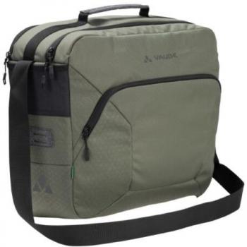 Bolsa Emessenger L Verde, Gris para bicicleta Vaude