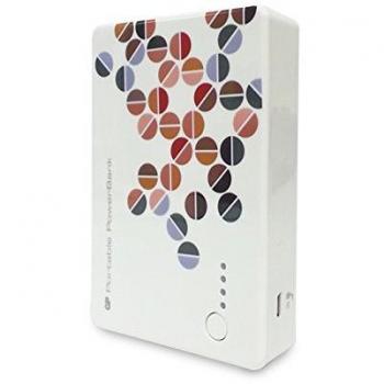 GP Batteries Portable Power Bank N304, Blanco - Kapazität 10.400 mAh, Ideal para iPad/iPhone y andere Tablets/Smartphones, 2 USB Ausgänge