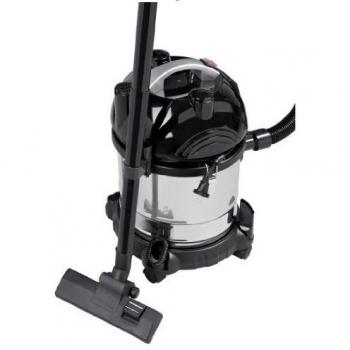 Aspiradora Multifuncional Clatronic BS 1285 - Seco y Húmedo, Capacidad de 20L, Potencia de 1600W, Color Negro