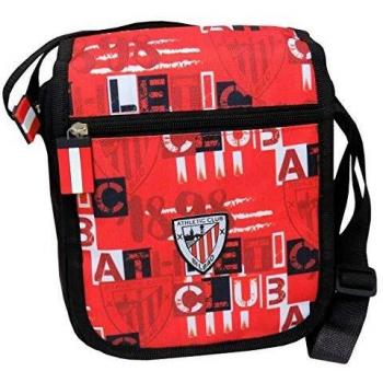 Athletic Club, Bandolera con Cremallera, Portatodo, Producto Oficial del Athletic Club, Color Rojo