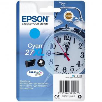 Epson 27XL (C13T27124012) Cartucho de Tinta Original Alta Capacidad Cian