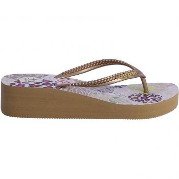 Chanclas de mujer Leslie multicon cuña con diseño exclusivo y confort superior