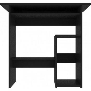 vidaXL Desk Black 80x45x74 cm Engineered Wood