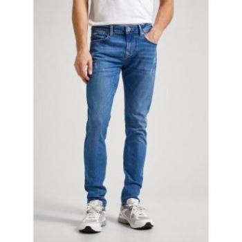 Pepe Jeans Men's Blue Skinny Fit Denim Pants W33 L32