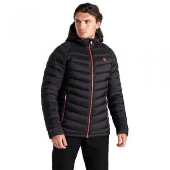 Dare 2b Men's Lightweight Black Baffled Jacket - Mountain Series, Size XXXL