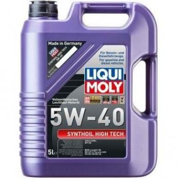 Aceite de motor sintético LIQUI MOLY Synthoil High Tech 5W40 - 5 Litros