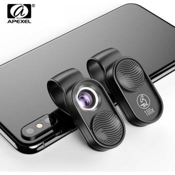 Lente de Microscopio 100X con Luz LED para Teléfonos Inteligentes - Compatible con iPhone y Samsung