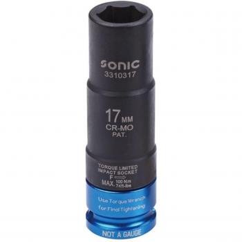 Vaso de impacto 1/2 hexagonal con límite de par SONIC 17mm 3310317
