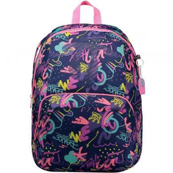 Totto Mochila Juvenil Ometto - Colección Sheyma - 20 Litros, Bolsillo Frontal, Color Azul