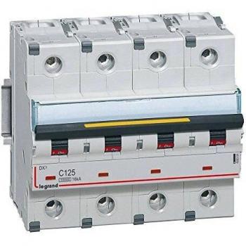 Legrand prot.dx3 indust. - Magnetotérmico dx3 10/16ka-c 4 polos 125a