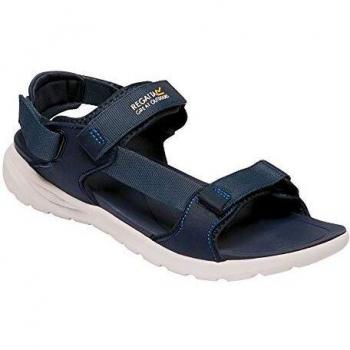 Regatta Web' 3 Points Adjustment Removable Heel Strap Shock Absorbing Eva Footbed Sandals, Sandalias Deportivas Hombre, Denim Oscuro/Azul Marino, 47 EU