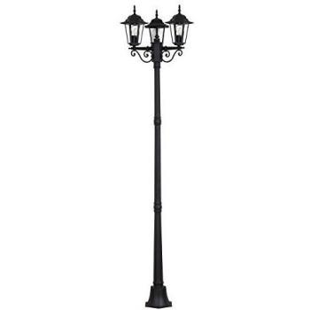 FAROLA EXTERIOR NEGRA 3L