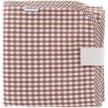 Cambiador Bebé Plegable Cambrass 40x60x1 Cm - Compacto, Fácil de Limpiar y Diseño Picnic Garnet