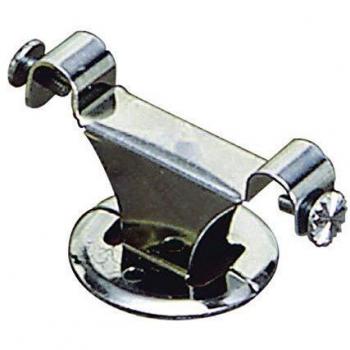 ORYX 5300077 Soporte Barra 12 mm.Ø Cromo Techo Doble