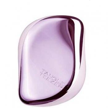 Tangle Teezer | The Compact Styler Detangling Hairbrush for Wet & Dry Hair | Perfect for Traveling & On the Go | Lilac Gleam