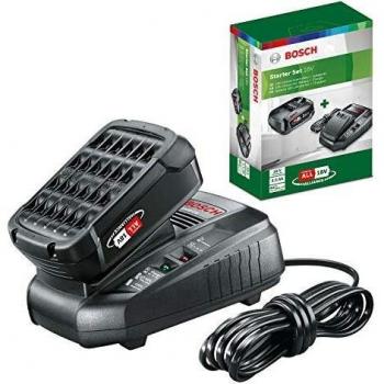 BOSCH 1.600.A00.K1P Starter Set con batería, 2.5Ah y cargador rápido, 18 W, 18 V, 2 Piezas