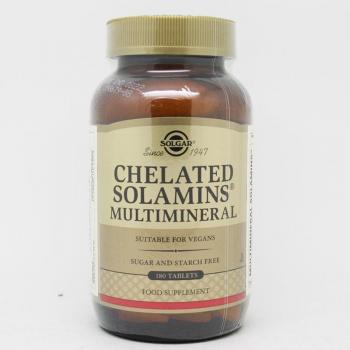 Solgar Chelated Solamins Multimineral - 180 Tablets