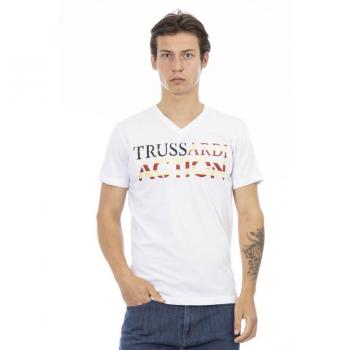 Trussardi Action White Cotton T-Shirt - XL