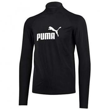 PUMA 100000035200010 Swim Men Long Sleeve Rash Guard 1P Color: Black - Talla: S