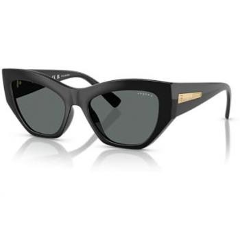 Vogue Vo5607s Polarized Sunglasses, Color W44/81, Donna Geometrica Nero, Size 53 MM, Unisex