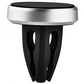 Soporte de coche para, [Upgraded] hamend Extra Slim Air Vent soporte magnético de coche soporte para iPhone 6S/6 6 Plus, se, 5S, Samsung Galaxy S6/S7 Edge Plus S5 Nota 5 4 3, LG G3, Nexus 6P 5 x One Plus 1/2/3 más, plateado